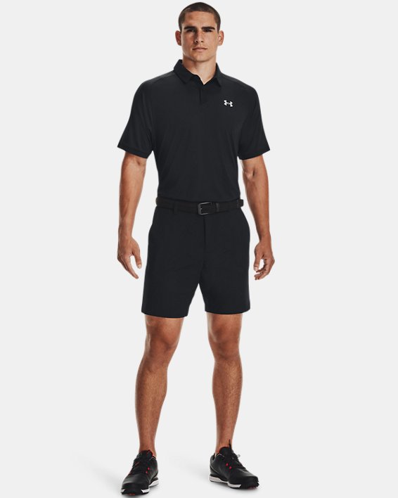 Men's UA Iso-Chill Solid Polo, Black, pdpMainDesktop image number 2